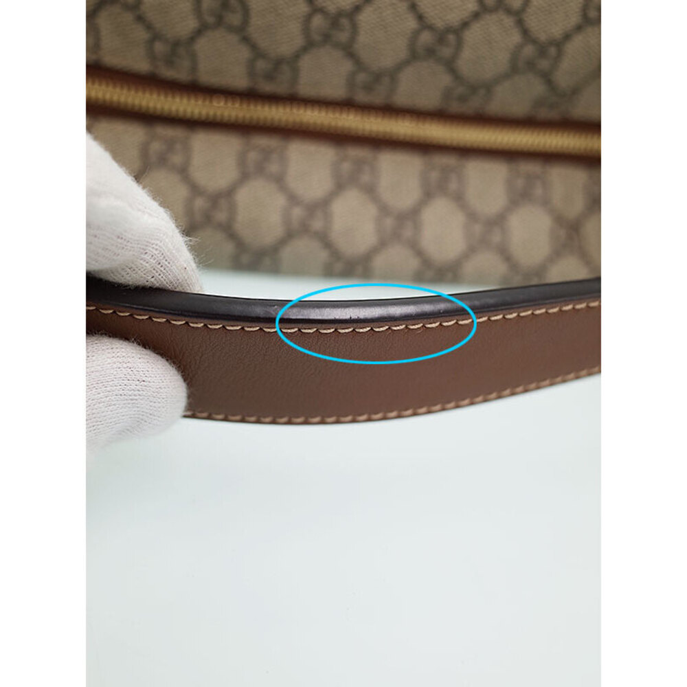 Gucci GG Supreme Hobo bag beige brown coated canvas - Picture 6 of 9